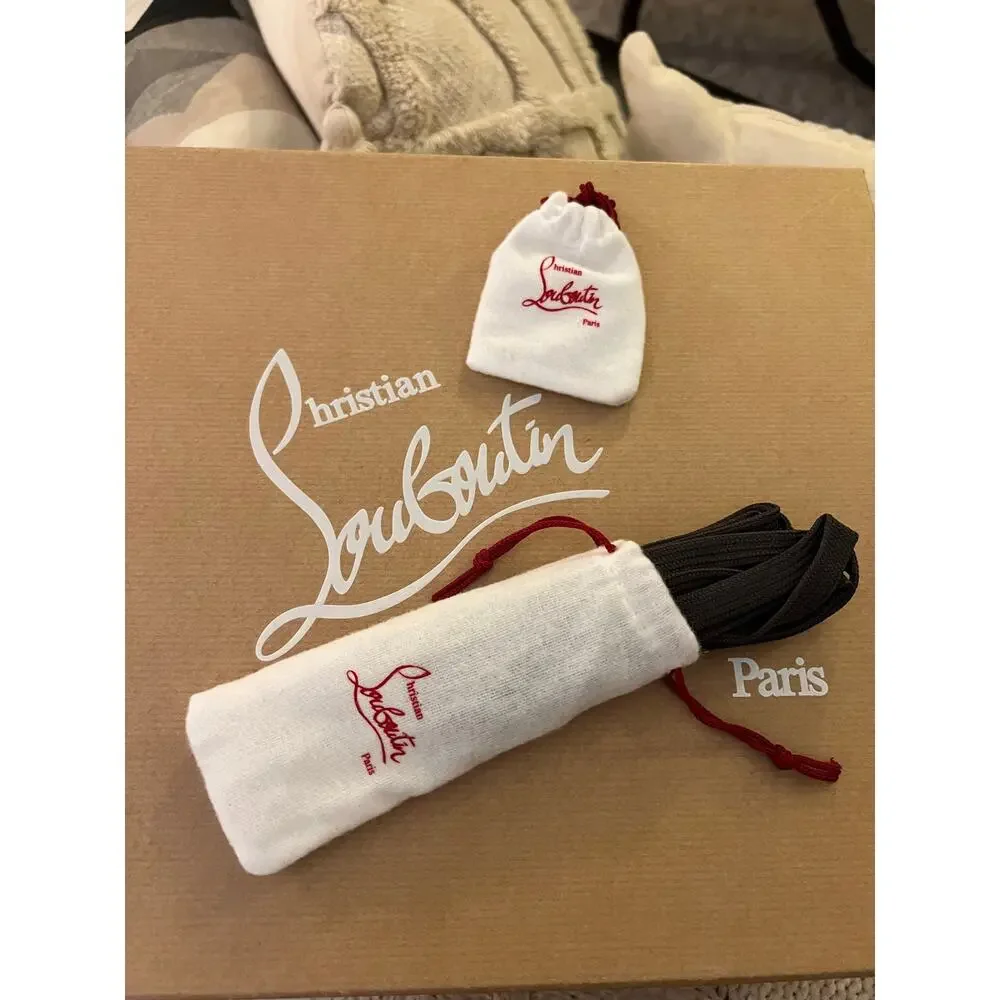 Christian Louboutin Loubishark Sneakers in Grey Suede Size EU 42.5/ US 9.5✨ - Picture 14 of 16